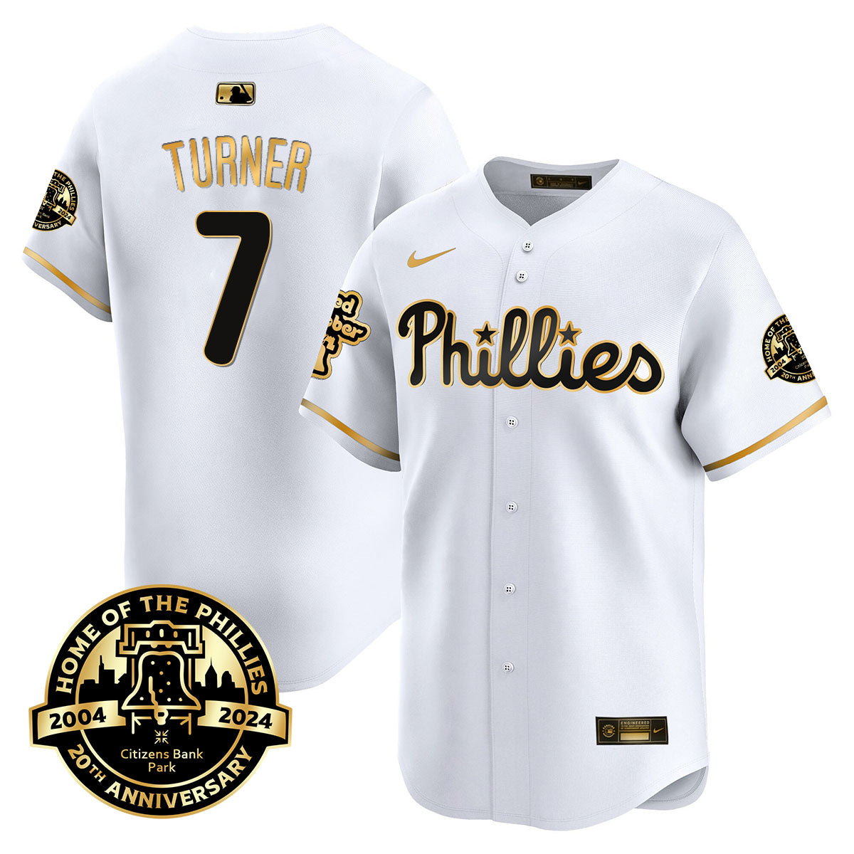 Phillies 20th Anniversary Citizen Bank Park's 2024 Jersey TLA - All Stitched