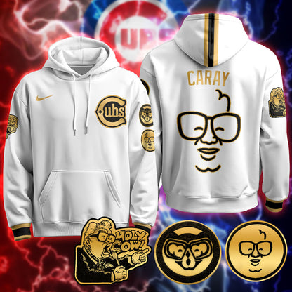 Chicago Cubs Limited Hoodie - Harry Caray "Holy Cow" Patch - All Stitched