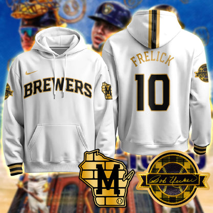 Milwaukee Brewers 2025 Limited Hoodie - Bob Uecker Patch - All Stitched