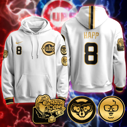 Chicago Cubs Limited Hoodie - Harry Caray "Holy Cow" Patch - All Stitched