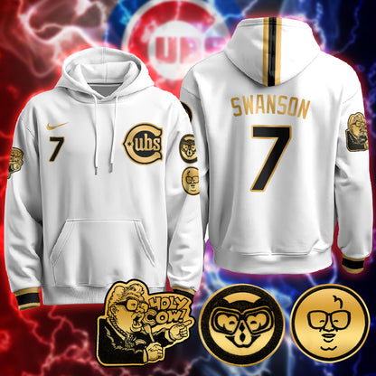 Chicago Cubs Limited Hoodie - Harry Caray "Holy Cow" Patch - All Stitched