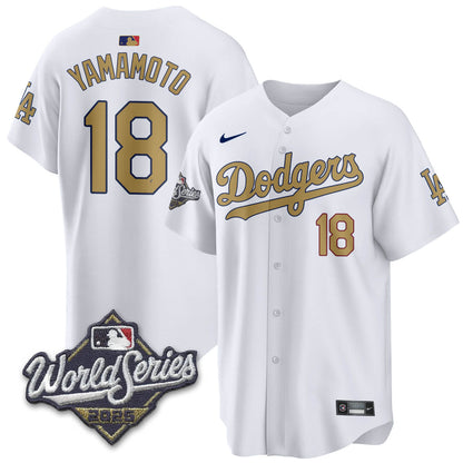 LAD 2025 World Series Jersey - All Stitched