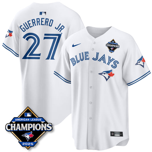 Toronto Blue Jays 2025 American League Champions Jersey - All Stitched