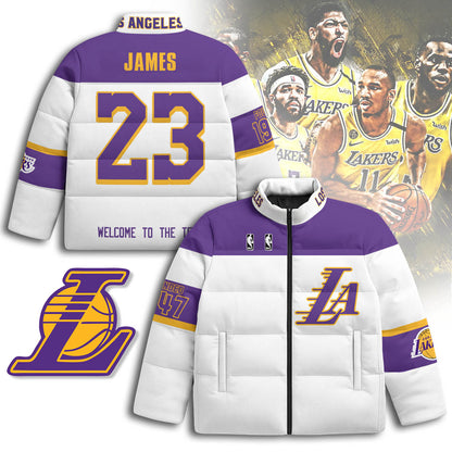 Los Angeles Lakers Unisex Puffer Jacket