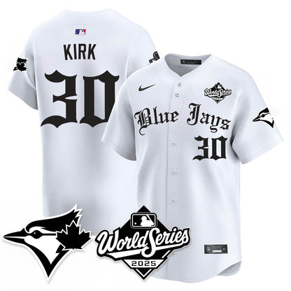 Toronto Blue Jays Gothic 2025 World Series Jersey - All Stitched
