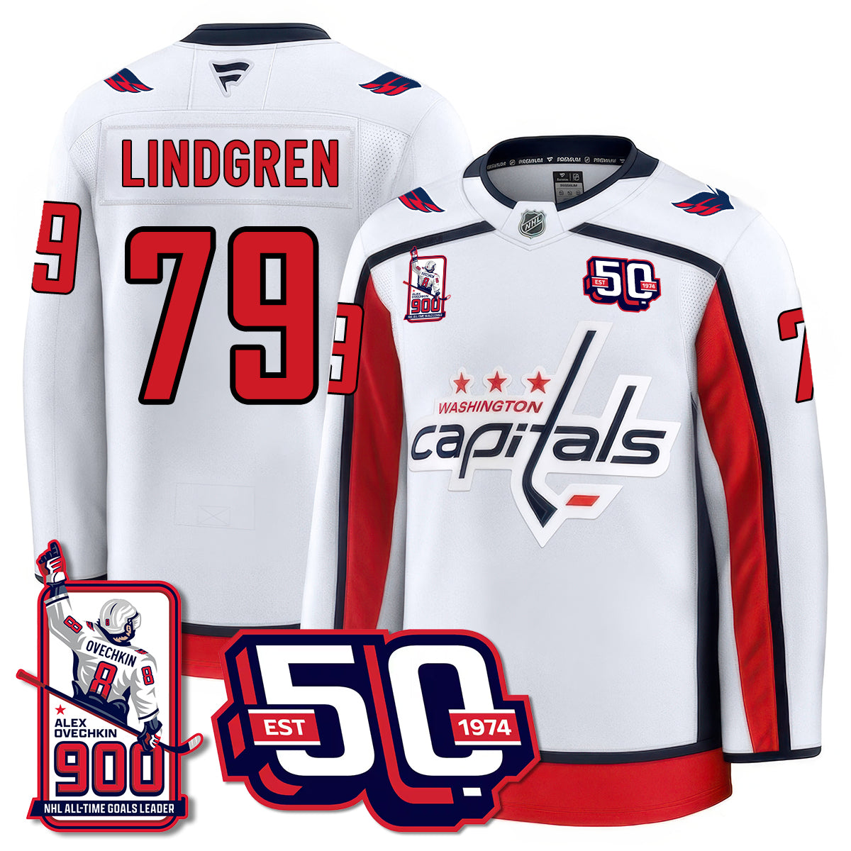 WSH 2025 Premium Jersey - 900 GOALS -  All Stitched