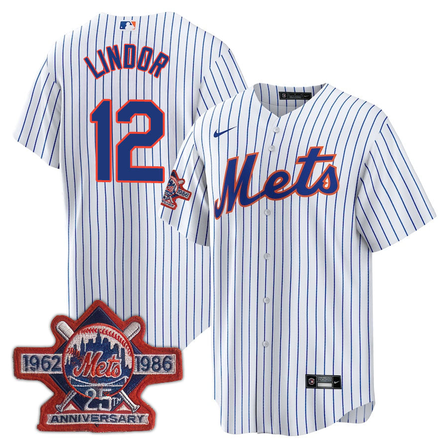 NYM Limited Jersey - 1986 Patch - All Stitched