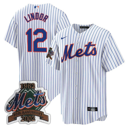 NYM Limited Jersey - 2002 Patch - All Stitched