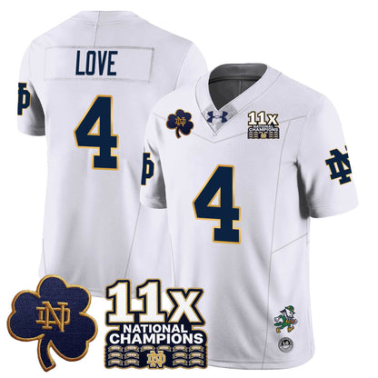 ND 11x-Time National Champions Vapor Limited Jersey - All Stitched