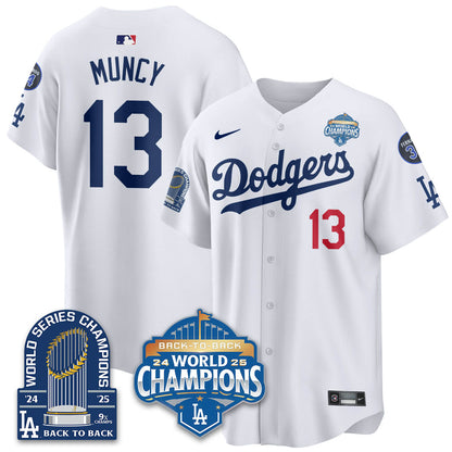 LAD 2025 World Series Champions Jersey - 9x Champs - All Stitched