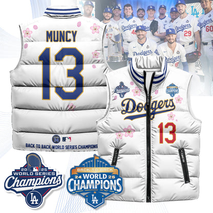 LAD Tokyo 2025 World Series Champions Puffer Vest