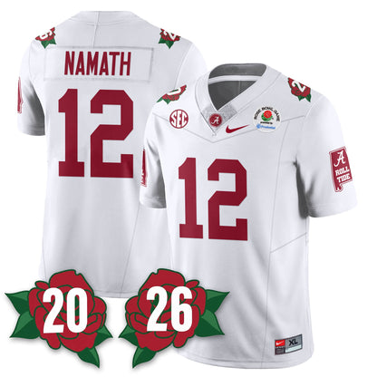 BAMA Rose Bowl Vapor Limited Football Jersey - All Stitched