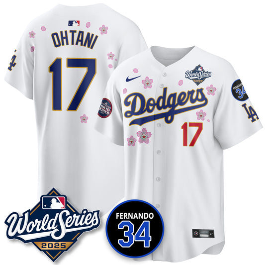 Los Angeles Dodgers Tokyo Series 2025 NL Champions Jersey - All Stitched