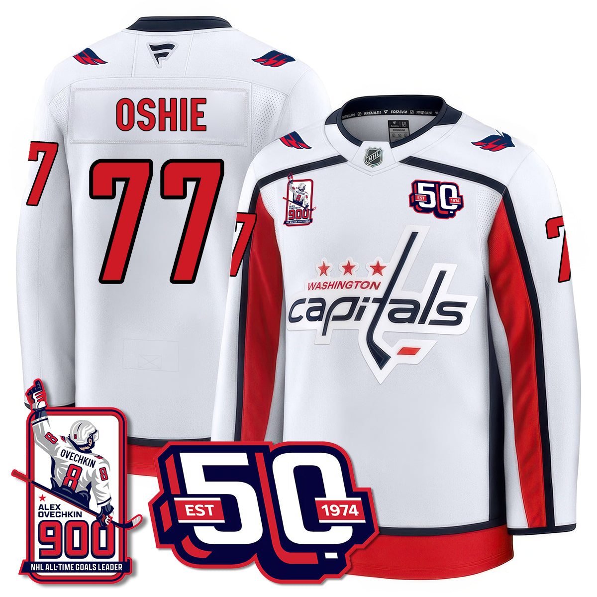 WSH 2025 Premium Jersey - 900 GOALS -  All Stitched
