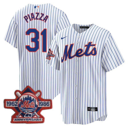 NYM Limited Jersey - 1986 Patch - All Stitched
