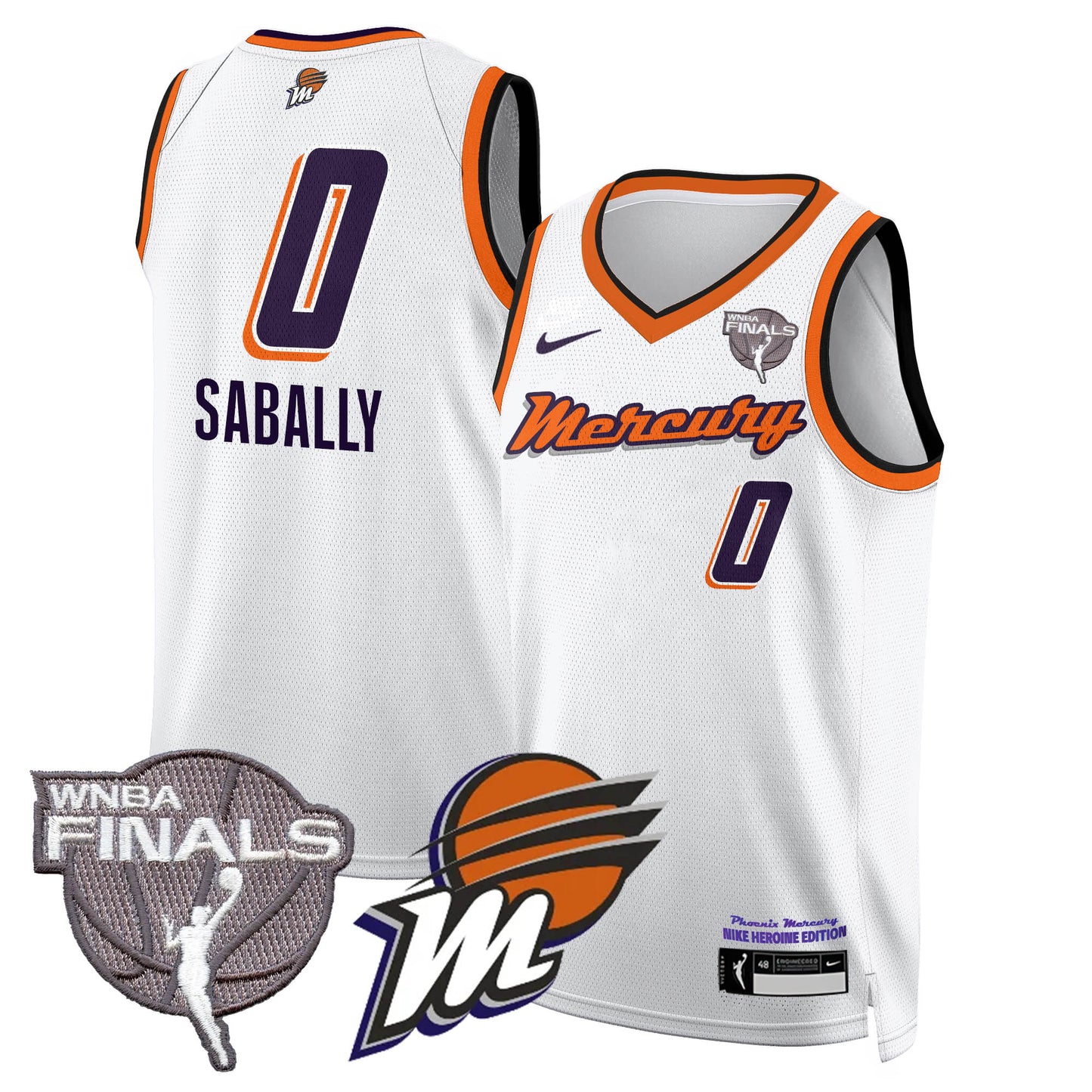 Phoenix Mercury 2025 WNBA Finals Jersey - All Stitched