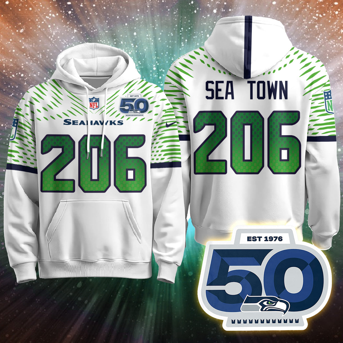 Seattle Seahawks Rivalries Vapor Limited Hoodie - Printed