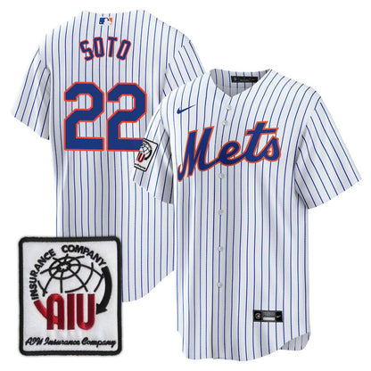 NYM Limited Jersey - 2000 Patch - All Stitched