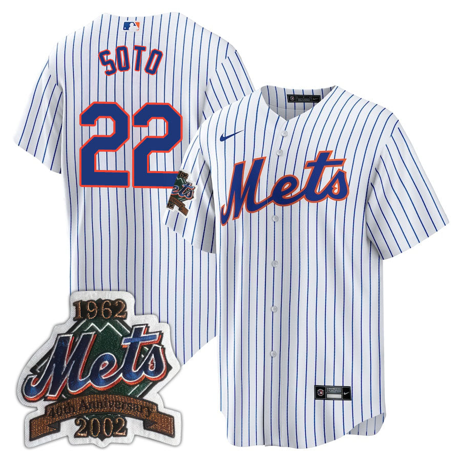 NYM Limited Jersey - 2002 Patch - All Stitched
