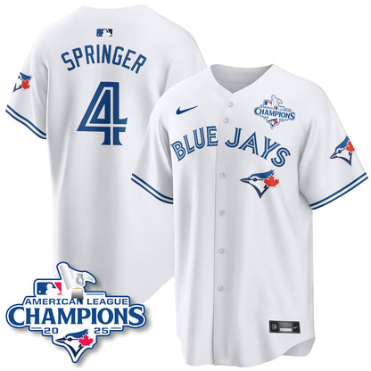 Toronto Blue Jays 2025 American League Champions Jersey - All Stitched