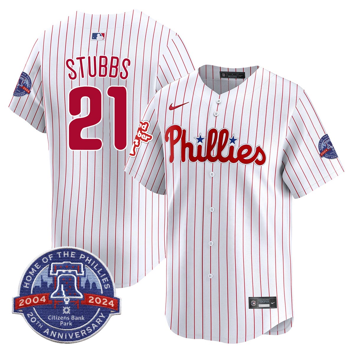 Phillies 20th Anniversary Citizen Bank Park's 2024 Jersey TLA - All Stitched