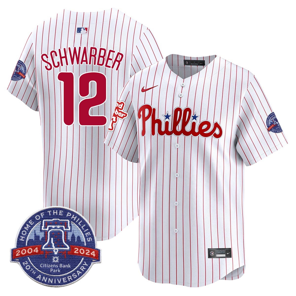Phillies 20th Anniversary Citizen Bank Park's 2024 Jersey TLA - All Stitched
