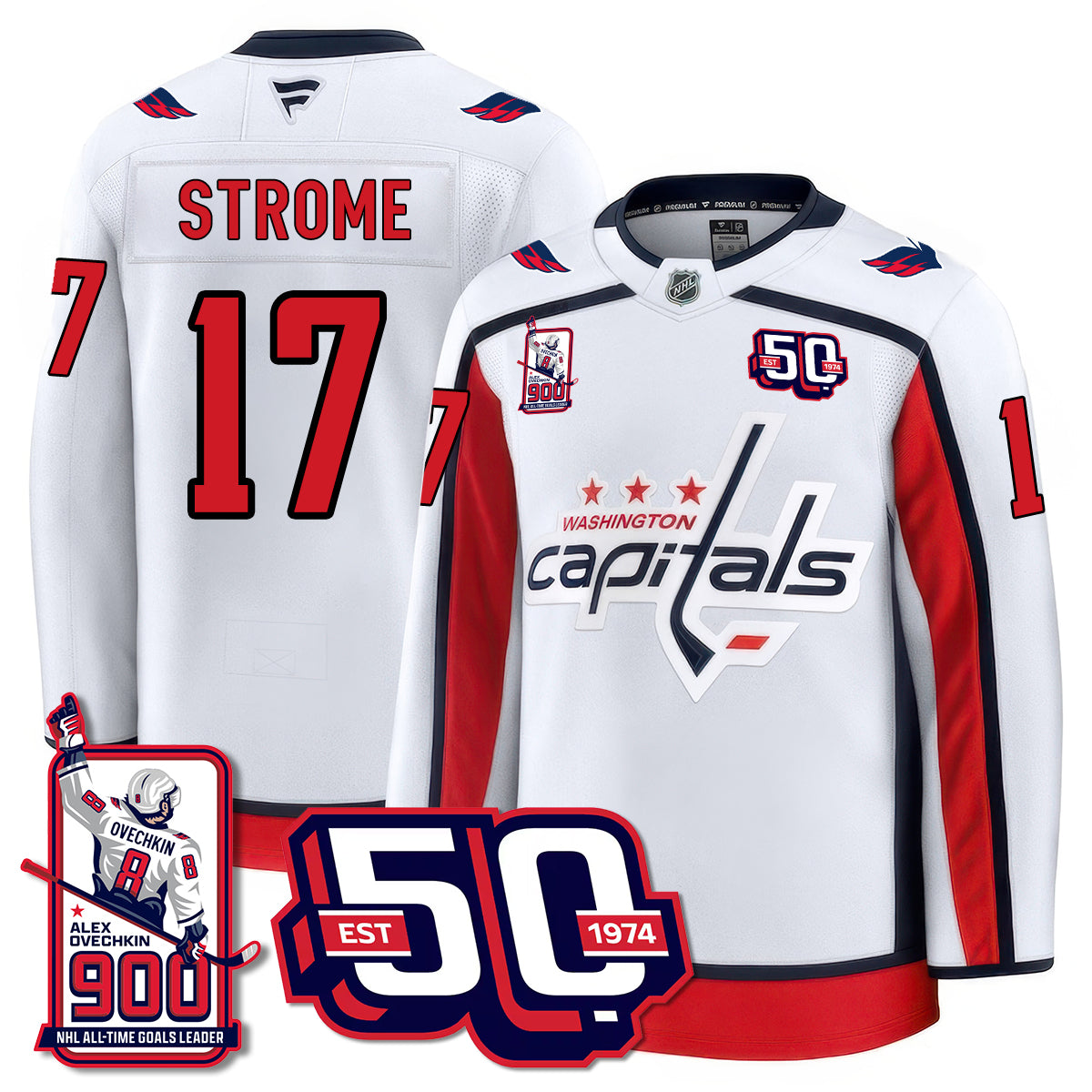 WSH 2025 Premium Jersey - 900 GOALS -  All Stitched