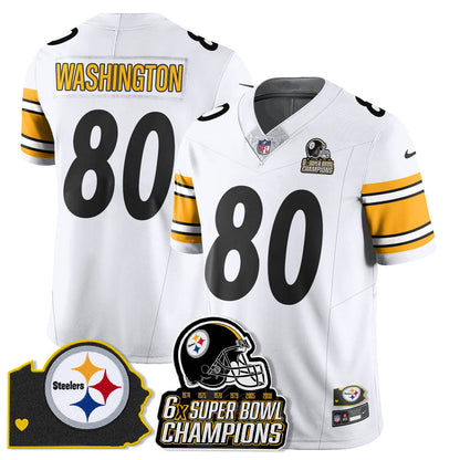 PIT 6-Time Champions Patch Vapor Limited Jersey - All Stitched