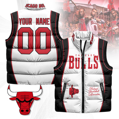 Chicago Bulls Unisex Puffer Vest