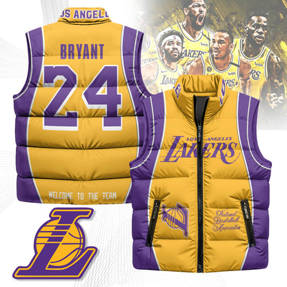 Los Angeles Lakers Unisex Puffer Vest