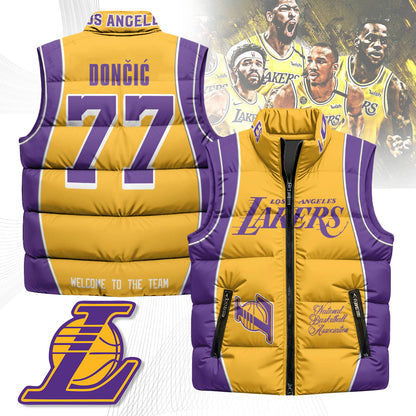 Los Angeles Lakers Unisex Puffer Vest