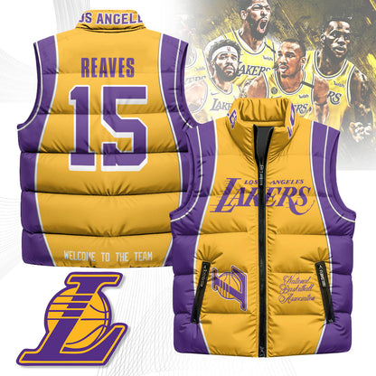 Los Angeles Lakers Unisex Puffer Vest