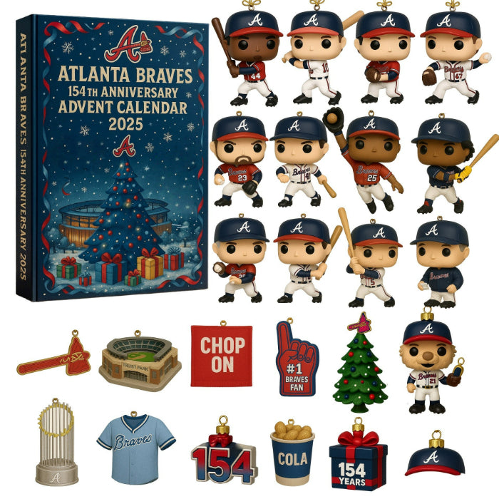 Atlanta Braves Advent Calendar 2025 154TH ANNIVERSARY