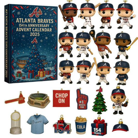 Atlanta Braves Advent Calendar 2025 154TH ANNIVERSARY