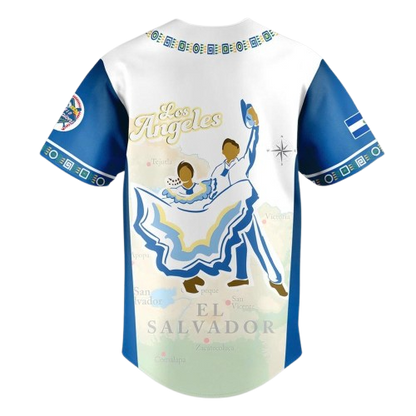 Los Angeles Dodger Salvadoran Heritage Night Exclusive Jersey - Printed