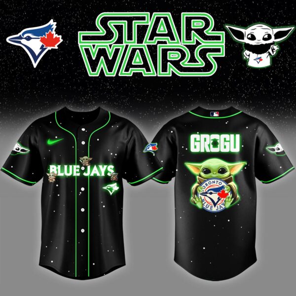 .Toronto Blue Jays x Stars Wars Grogu Night Baseball Jersey Editions Limited v3