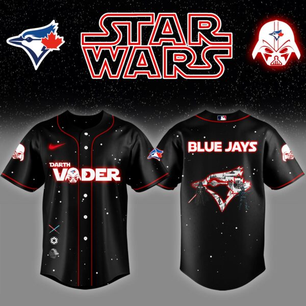 .Toronto Blue Jays x Stars Wars Darth Vader Night Baseball Jersey Editions Limited v2