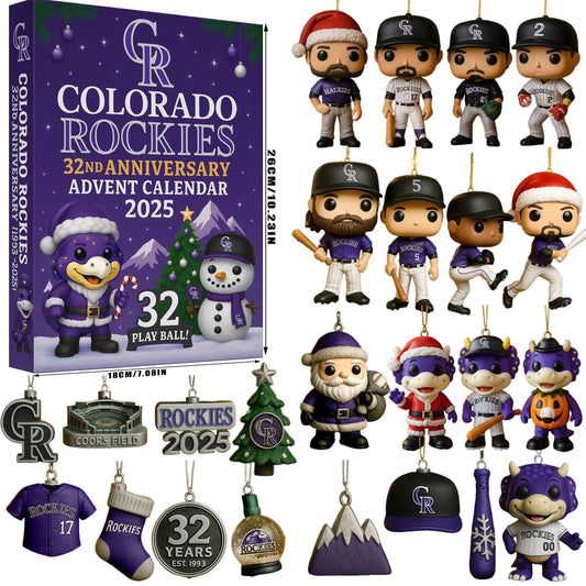 Colorado Rockies Advent Calendar 2025 32TH ANNIVERSARY