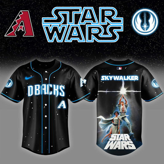 Arizona Diamondbacks x Stars Wars Luke Skywalker Game Night Baseball Jersey Editions Limited v4