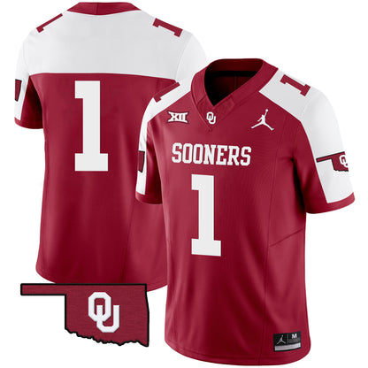 Sooners Vapor Limited Jersey - All Stitched