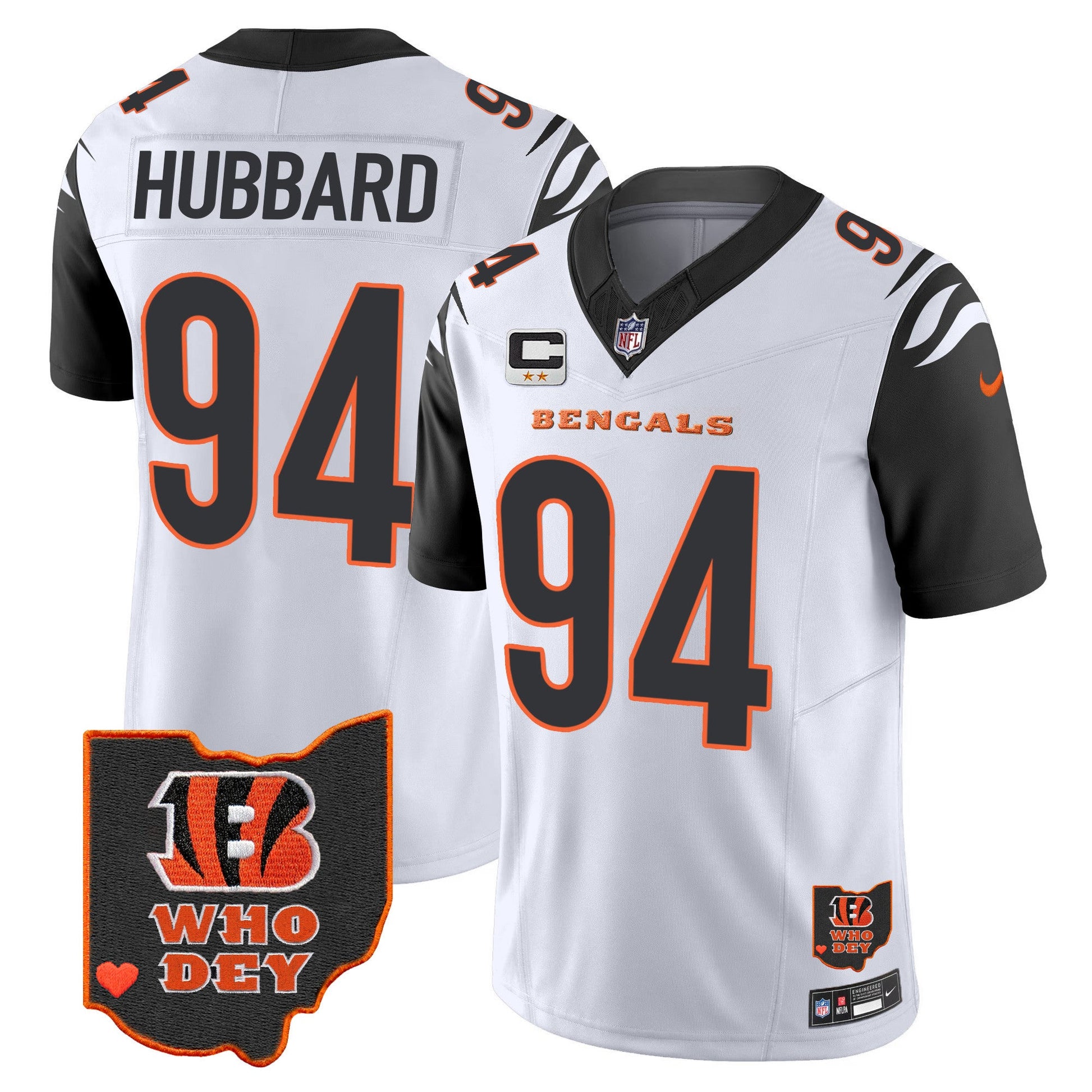 Men's Bengals Ohio Patch Vapor Limited Jersey V2 - All Stitched
