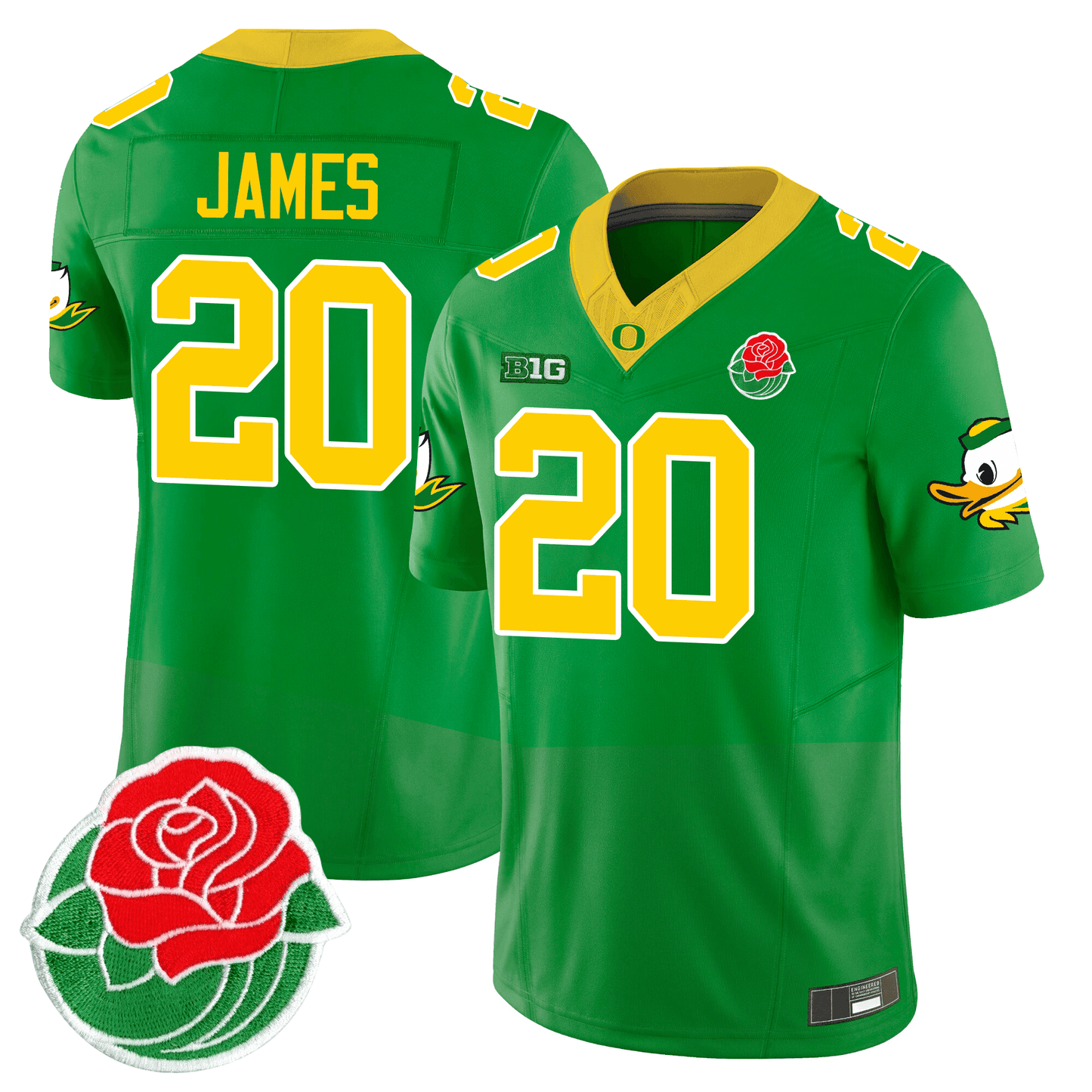 ORE Rose Bowl Patch Vapor Limited Jersey - All Stitched