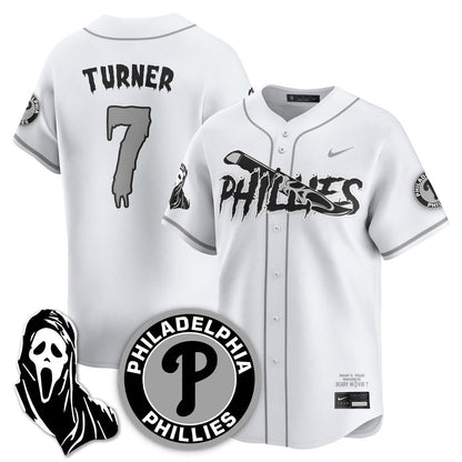 Philadelphia Phillies "Scream Ghostface" Jersey - Stitched