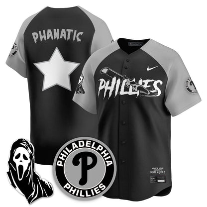 Philadelphia Phillies "Scream Ghostface" Jersey - Stitched