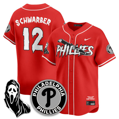 Philadelphia Phillies "Scream Ghostface" Jersey - Stitched