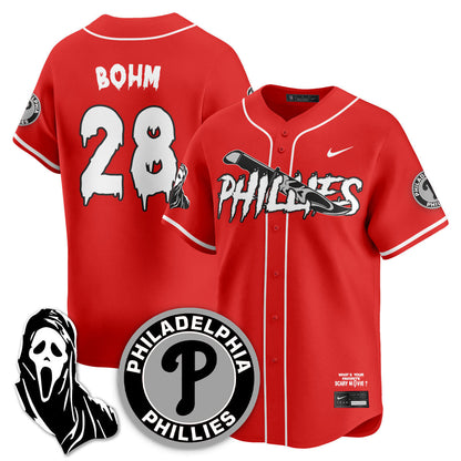 Philadelphia Phillies "Scream Ghostface" Jersey - Stitched