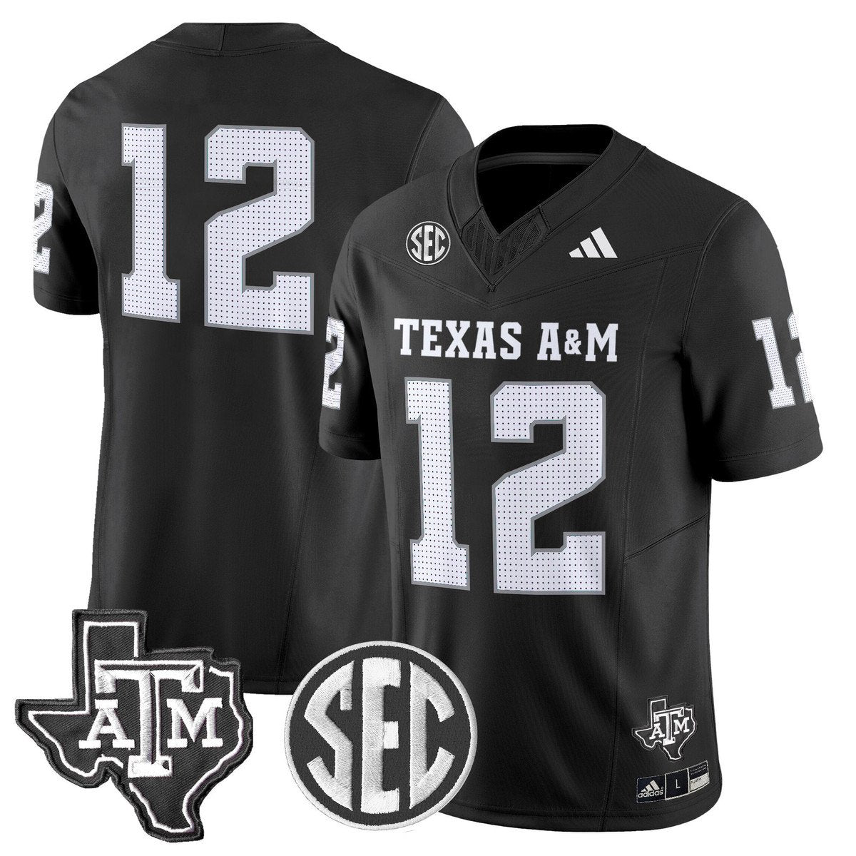 Texas A&M Aggies 2025 Vapor Limited Jersey - All Stitched