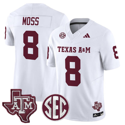 Texas A&M Aggies 2025 Vapor Limited Jersey - All Stitched