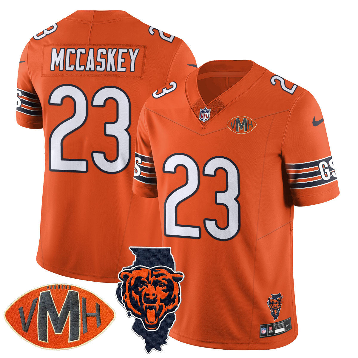 Men's Chicago Bears Honor Virginia Halas McCaskey Jersey - All Stitched