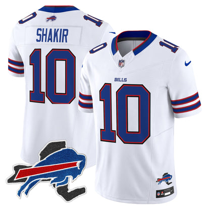 Men's Bills New York Patch Vapor Limited Jersey - All Stitched